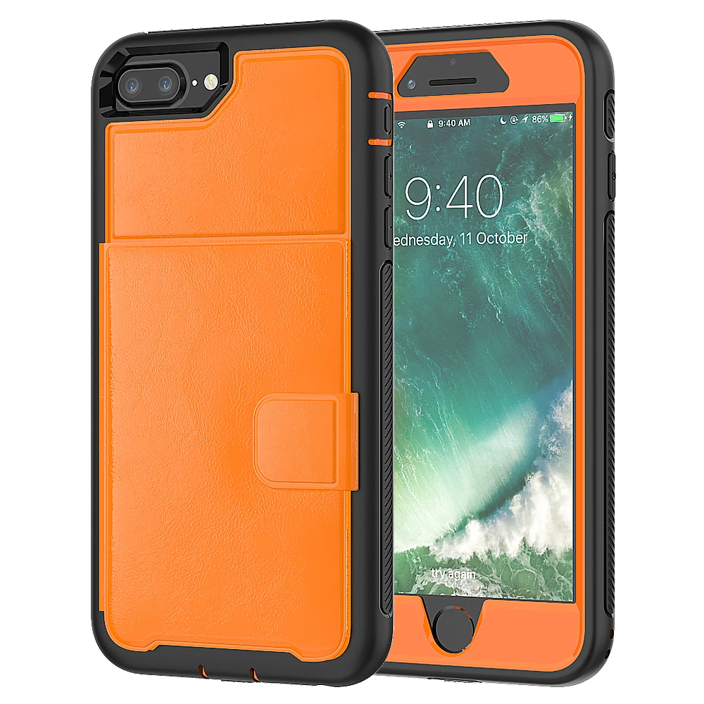 

For iPhone 6 Plus iPhone 6s Plus Case Phone Back Case Dual Layer TPU + PC Hybrid Cover Shockproof Anti-scratch Protective Shell