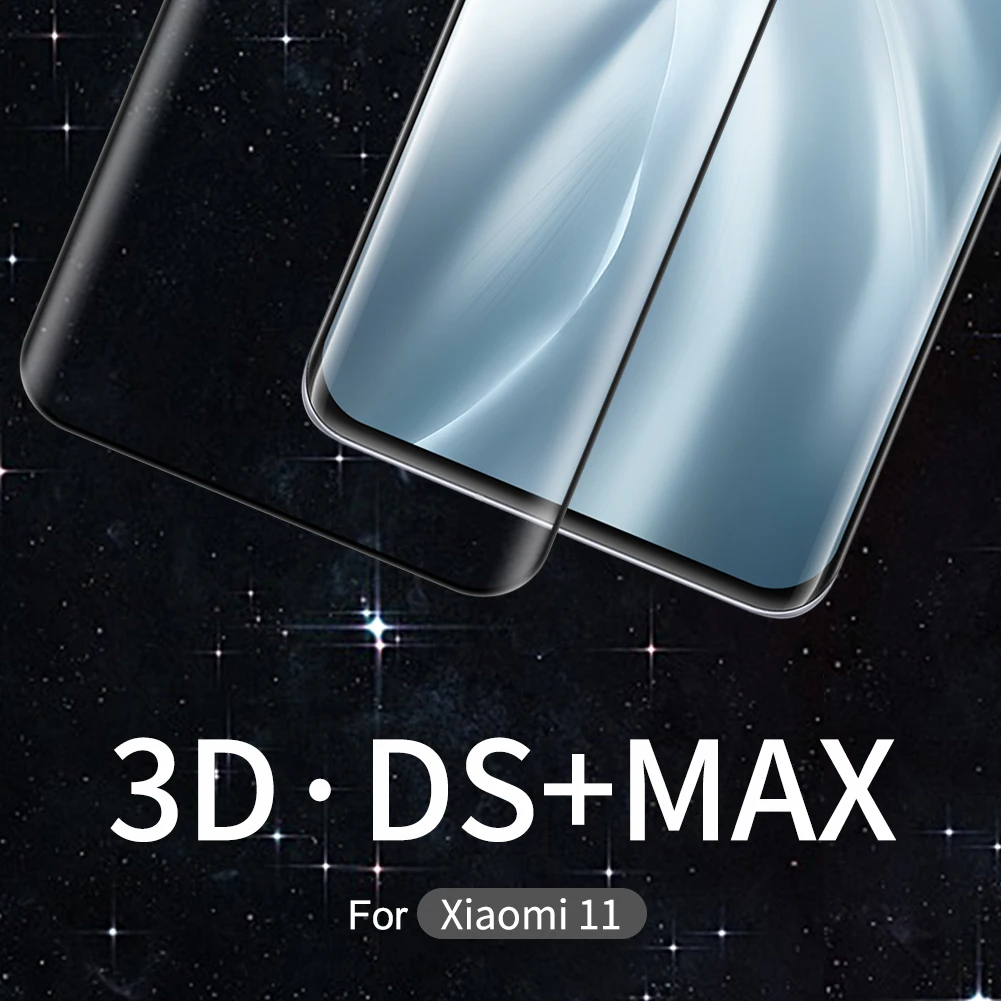 3D Glass Screen Protector For Xiaomi mi 11 /mi 10 Pro Ultra NILLKIN DS+MAX Full glue Cover Screen Protector 9H Protective Glass