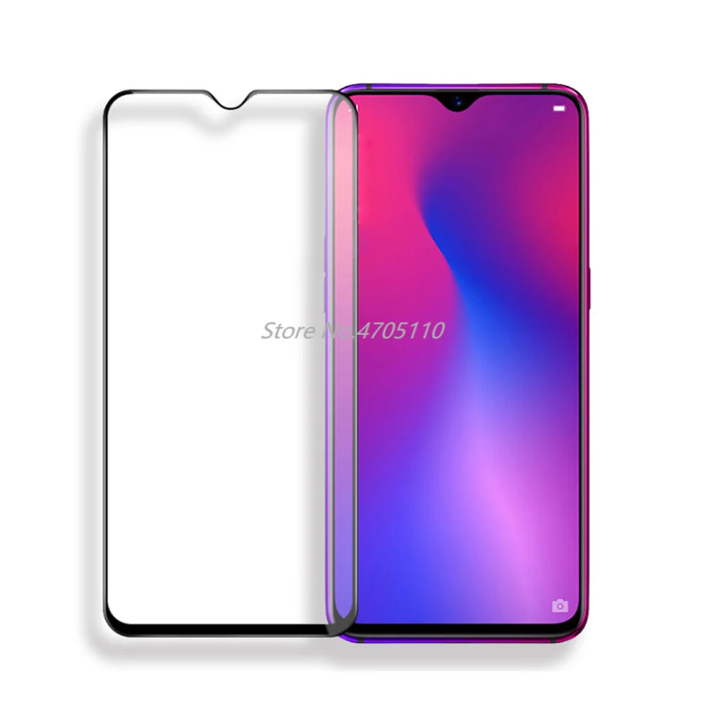 Полное покрытие закаленное стекло для OPPO R15 R17 PRO 2.5D 9H Защита экрана R7S R9S R9 R11 R11S Plus