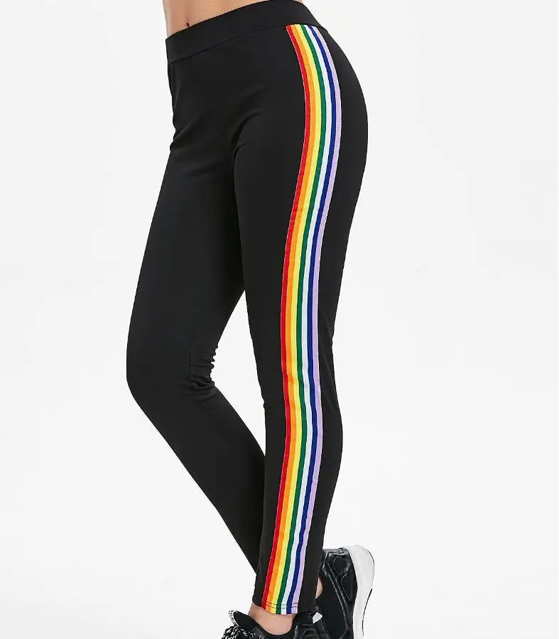 

2019 Europe And America New Style Buttock Lifting Slimming 7 Color Athletic Pants Elasticity Slim Fit Leggings Women's Hot Selli