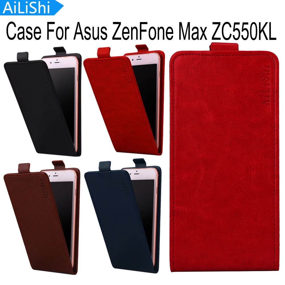 Чехол AiLiShi для Asus ZenFone Max ZC550KL высококачественный модный флип-чехол из