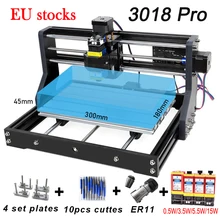 2020 новый CNC 3018 PRO лазерный гравер древесины CNC маршрутизатор машина GRBL ER11 Хобби DIY гравировальный станок для древесины PCB ПВХ Мини CNC3018