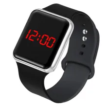 

2020 New LED Watch Pink Strap For Digital Watch Silicone Band Women Watch Men Watch Wrist Watch ремешок для часов Montre Femme