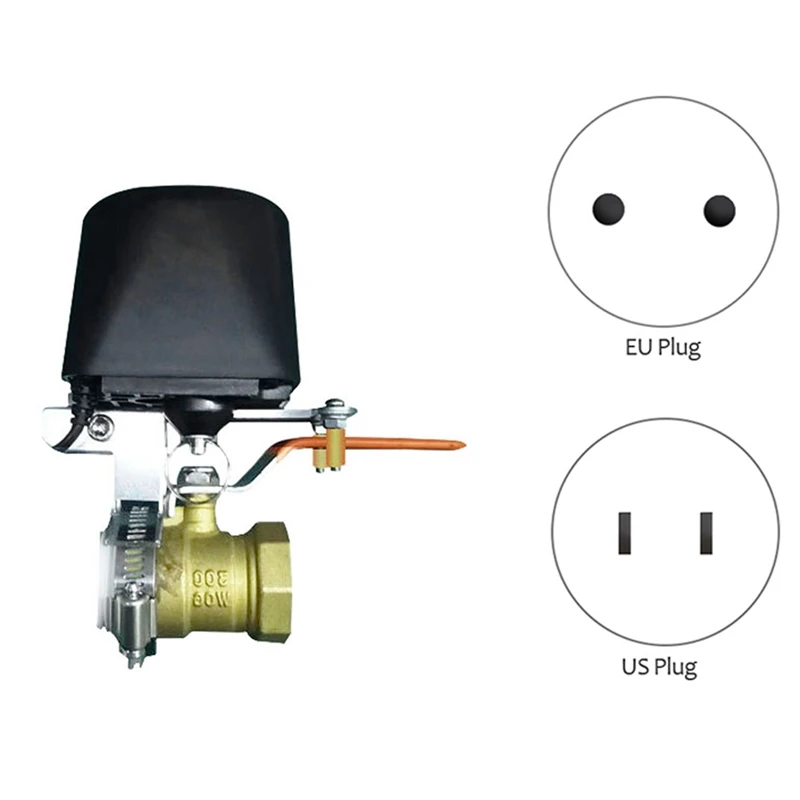 Умный механический ручной паровой клапан ZigBee с дистанционным управлением через