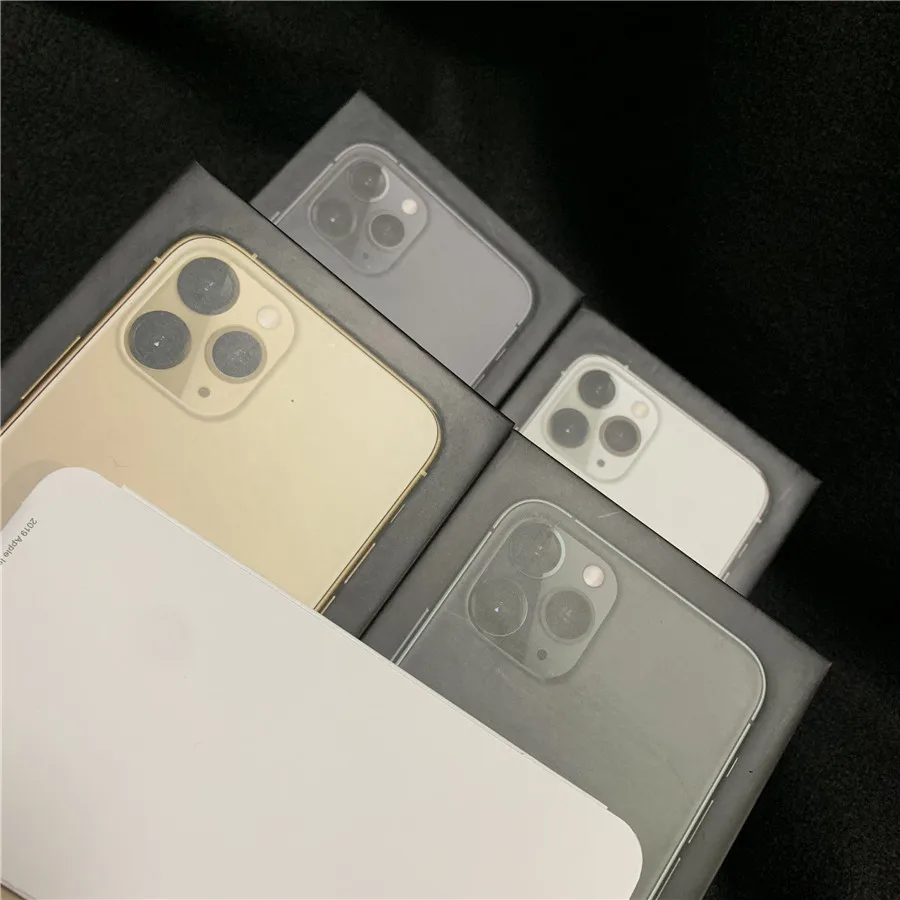 100 Box Packaging Empty Box For Iphone11 11pro Max With Manual And Sim Card Tool No Accessories Print Imei Sticker Eu Us Version Phone Pouches Aliexpress