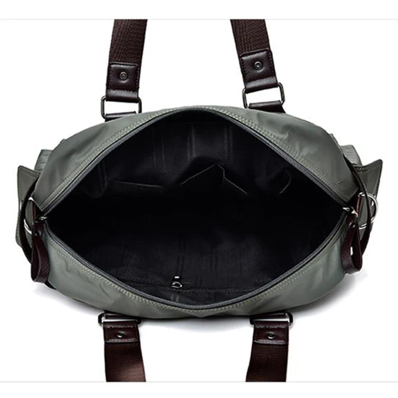 Borsa a tracolla da uomo materiale in Nylon British Casual Fashion School Style Design multifunzione di grande capacità di alta qualità - immagine 6