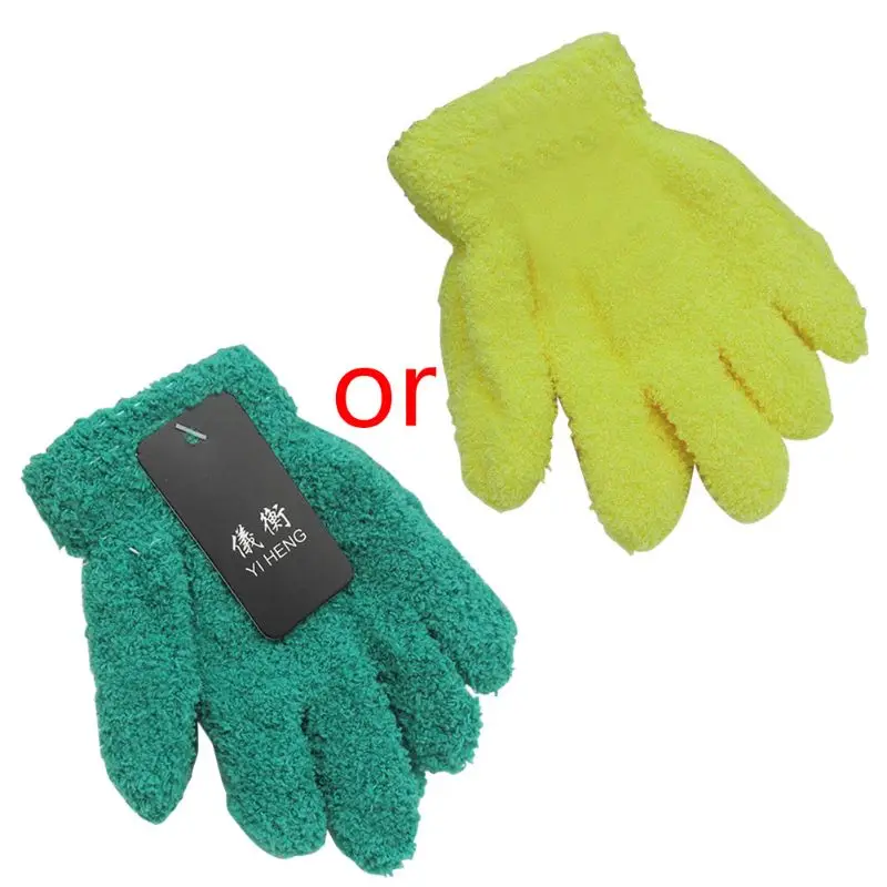 Cute Kids Boy Girls Children Full Finger Gloves Hand Mittens Warm Winter DXAA
