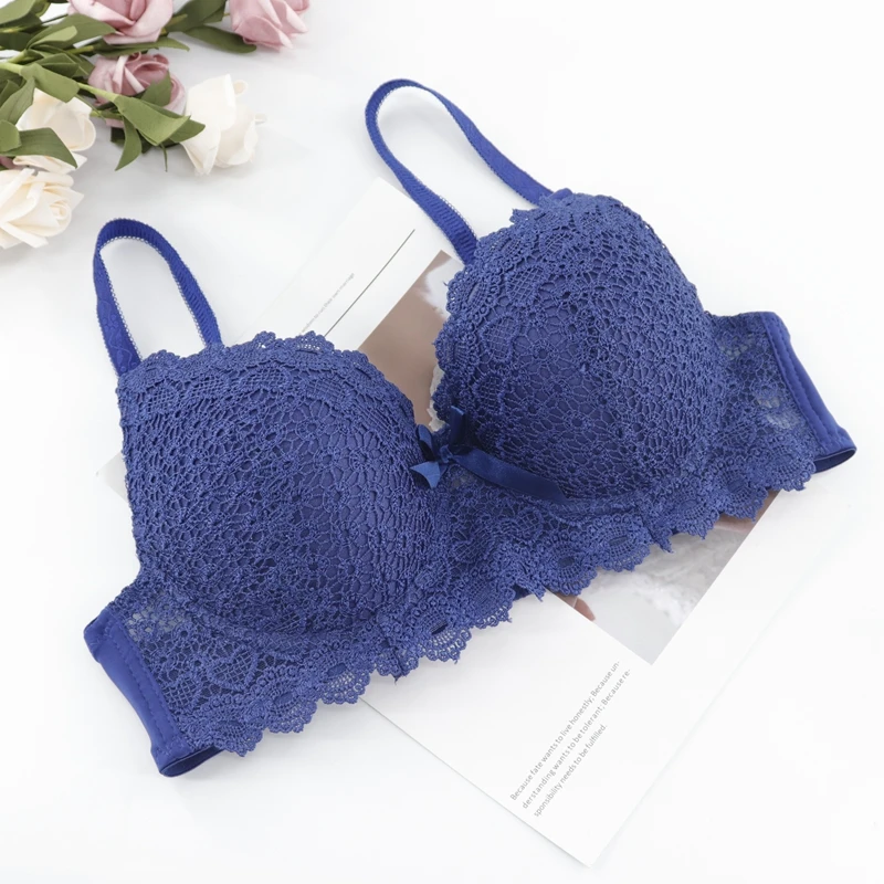 Beauwear размера плюс сексуальные женские бюстгальтеры с вышивкой пуш-ап нижнее белье дамское белье большой размер бюстгальтер Размер 38-44 B C чашка
