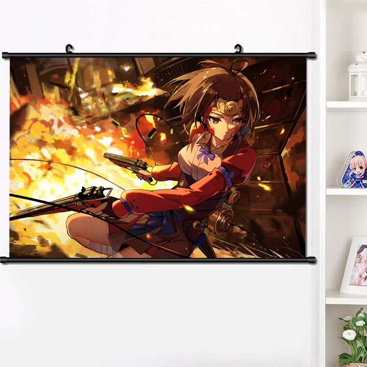 Японское аниме Koutetsujou No Kabaneri Ikoma mumei Ayame настенный постер манга искусство