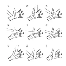 1 пара 3м хлопчатобумажная Бинты боксерские повязка для запястья Муай Тай Повязки тренировочные перчатки