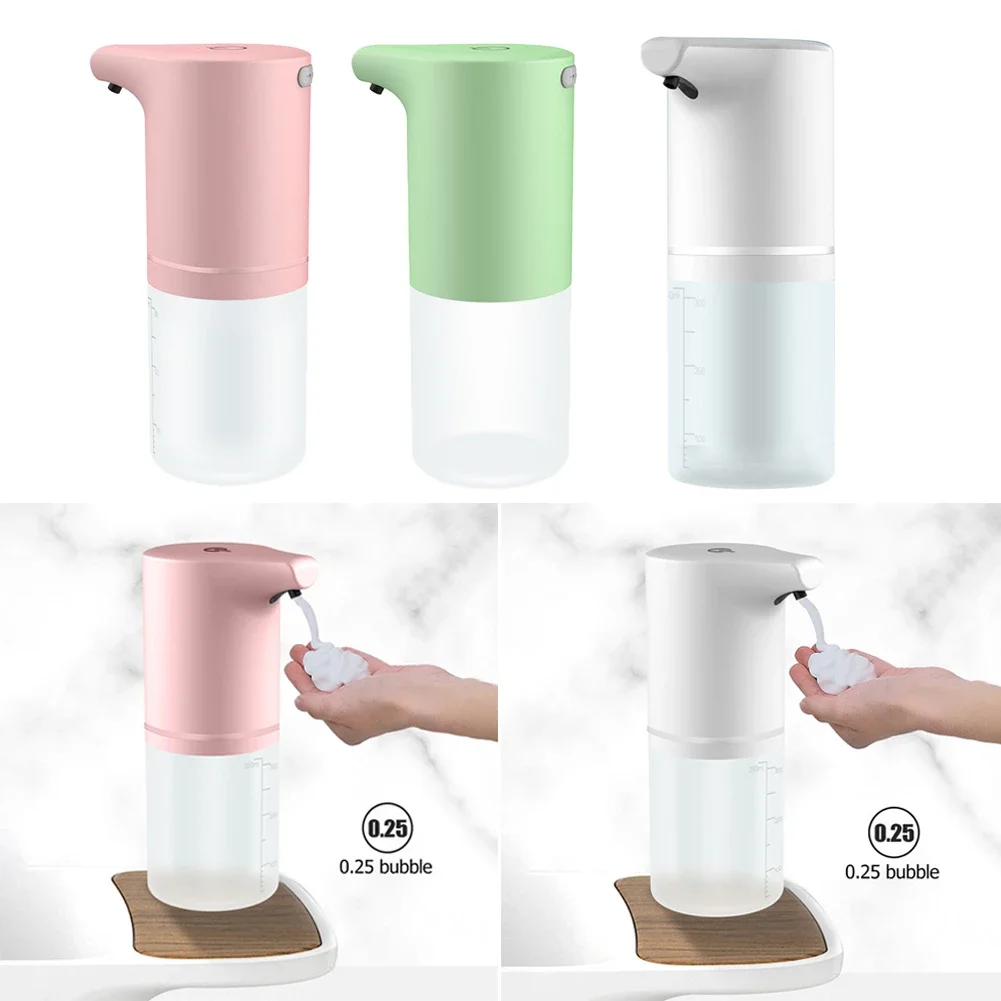 Dispensador automático de jabón con Sensor de inducción infrarrojo, dispositivo desinfectante de manos para baño, espuma sin contacto