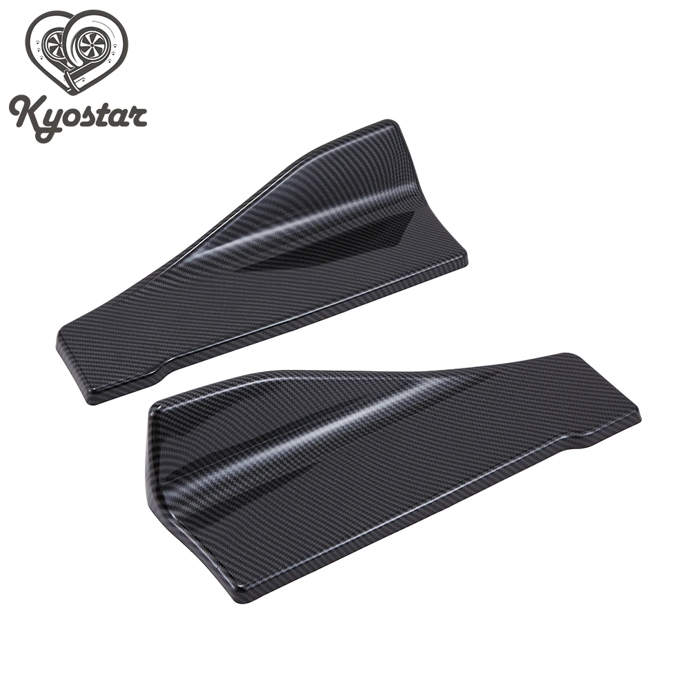 

Carbon Fiber Pattern Car Bumper Spoiler Rear Lip Angle Splitter Diffuser Winglet Wings Anti-crash modified Car Body Side Skirt