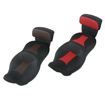 

Motorcycle Driver Rider Back Passenger Seat and Backrest For Harley Touring Road King Electra Street Tri Glide Models FLHR 14-19