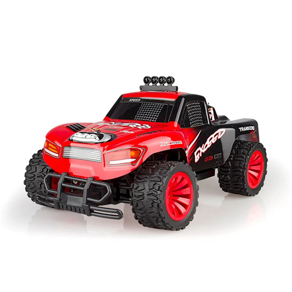 4WD RC M-onster грузовик внедорожник 2,4G дистанционное управление Buggy Crawler автомобиль красный
