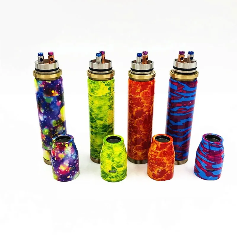Горячая AV механический мод Avid Lyfe мод комплект 18650 батарея 510 поток мех мод с RDA атомайзер vape мод испаритель электронная сигарета