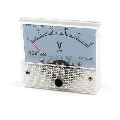 

Screw Mounted Plastic Housing Voltage Testing DC 50V Volt Meter Gauge