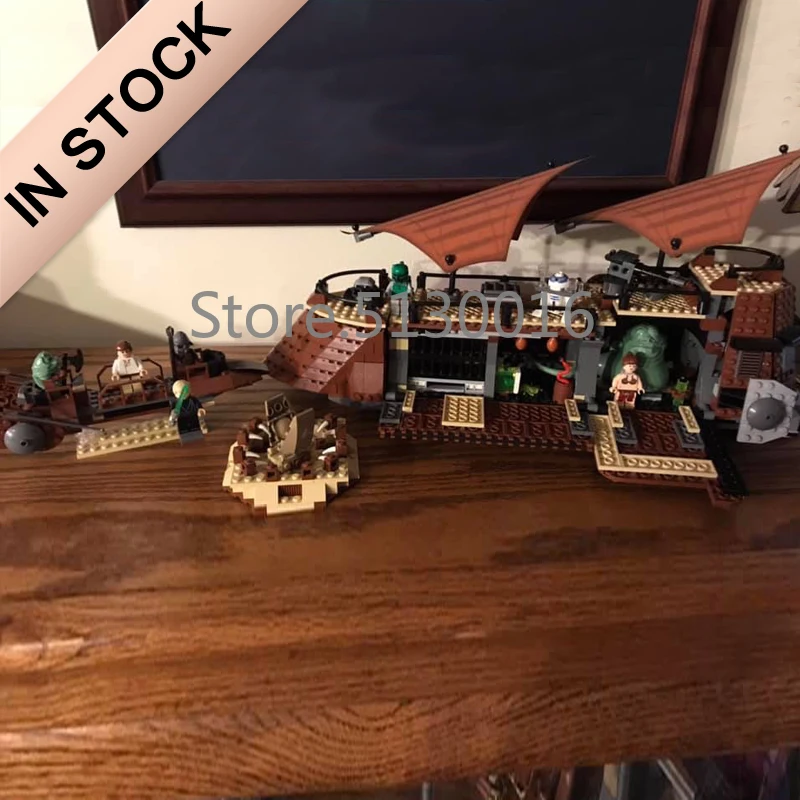 

05090 In Stock Star Series Wars Jabba's Sail Barge 821Pcs 6210 Model Building Blocks Bricks Education Toys