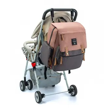 

Multifunctional Baby Diaper Mummy Backpack Large Capacity USB Port Nappy Bag L9BE