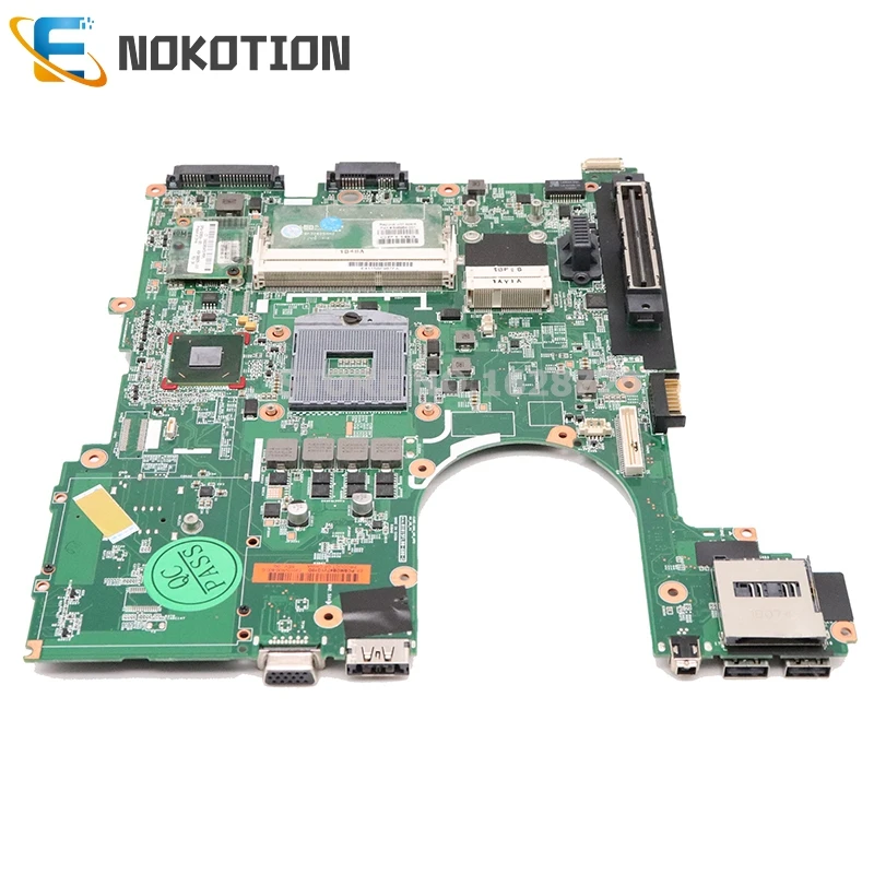 NOKOTION Материнская плата ноутбука для hp 6560B 646962-001 646964-001 654129-001 материнская плата QM67 DDR3 полный тест