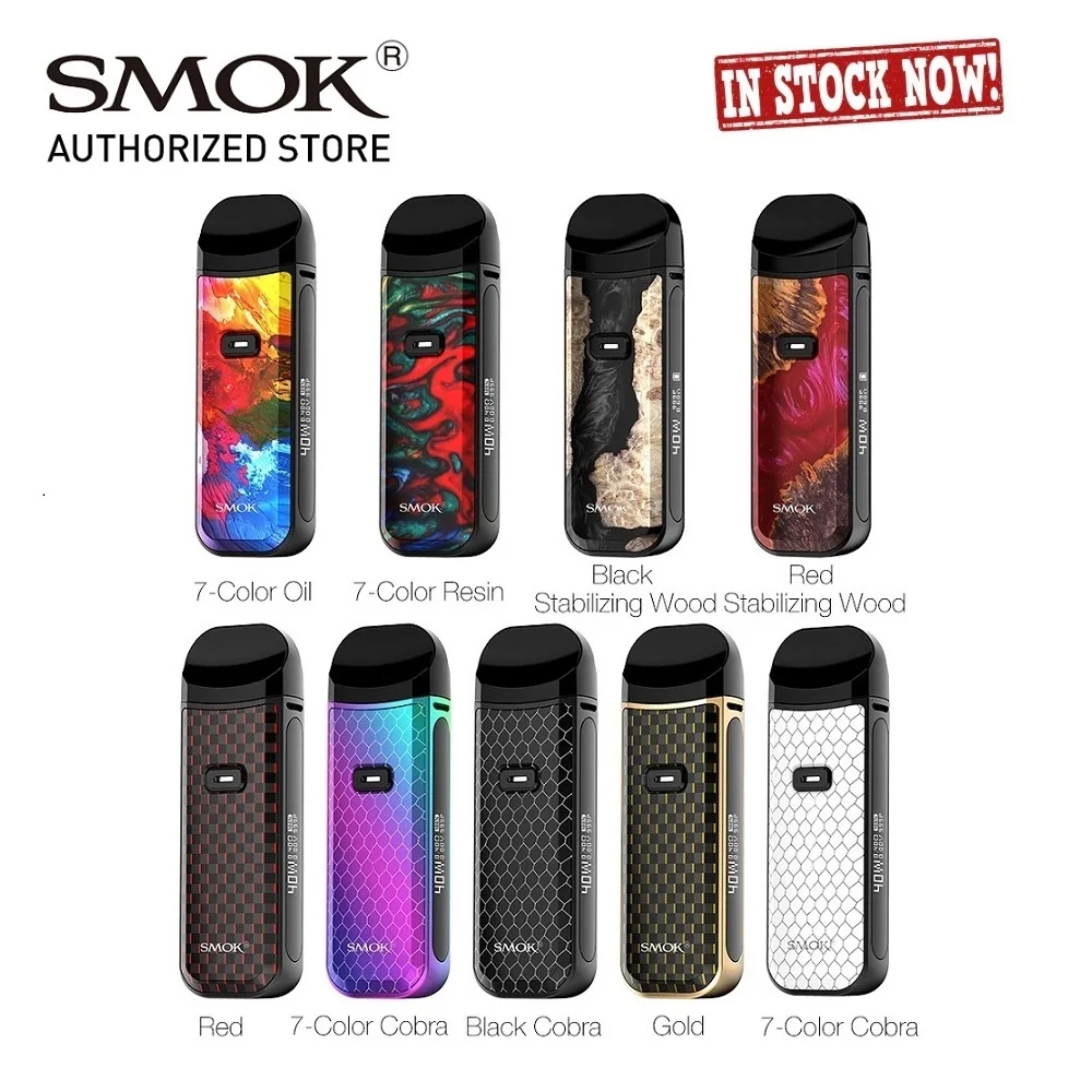 Pod-система SMOK Nord 2 с батареей 1500 мАч и Pod 4 5 мл подходит для Pod-системы Coil Mod vs RPM40/ Target