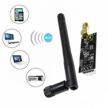 1 takım akıllı elektronik 2.4G 1100 metre uzun mesafe iletişim ile NRF24L01 alıcı-verici LNA anteni kablosuz modüller R4M8