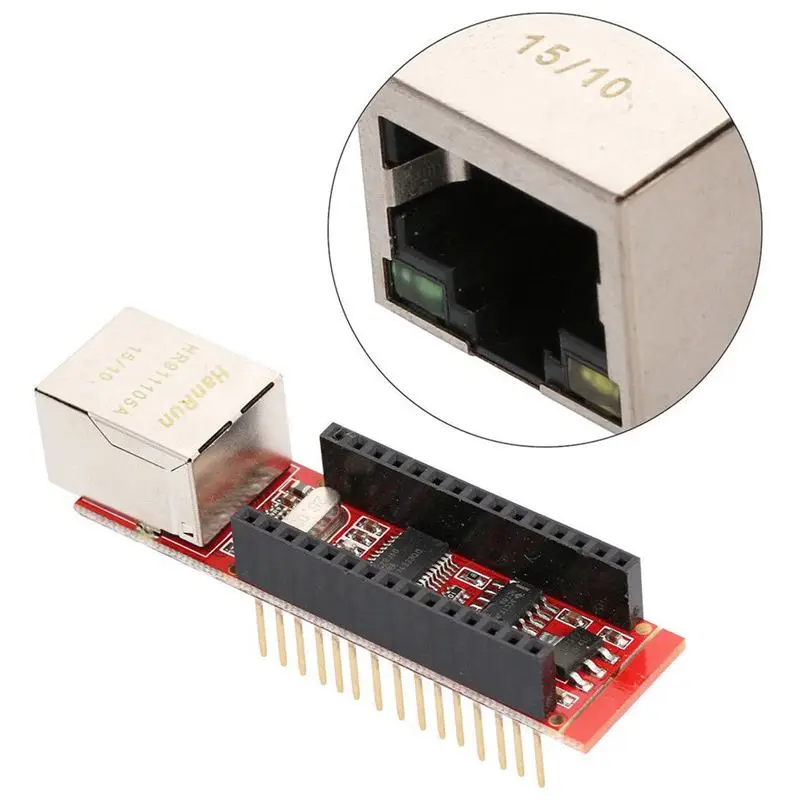 ENC28J60 Ethernet щит для Arduino Nano 3,0 RJ45 Модуль веб-сервера