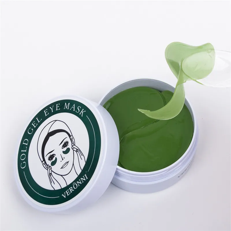 

VERONNI Lady Eye Patch Gold Eye Mask Seaweed Green Eye Mask Moisturizing Firming Revitalizing Eye Care Skin Care