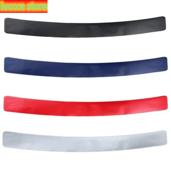 

New design carbon fiber car bumper Protector corner cutting sticker back plate scratch strip anti-knock film