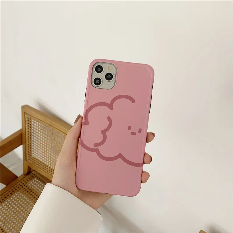 Чехол для iphone 11 Pro Max, милый мультяшный розовый плюшевый мишка, Модный мягкий чехол для телефона для iphone 7 plus 8plus X XR XS MAX, чехол
