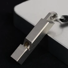 

Lightweight Life-saving Titanium Alloy Whistle Emergency Survival Whistle Outdoor Pocket Tools