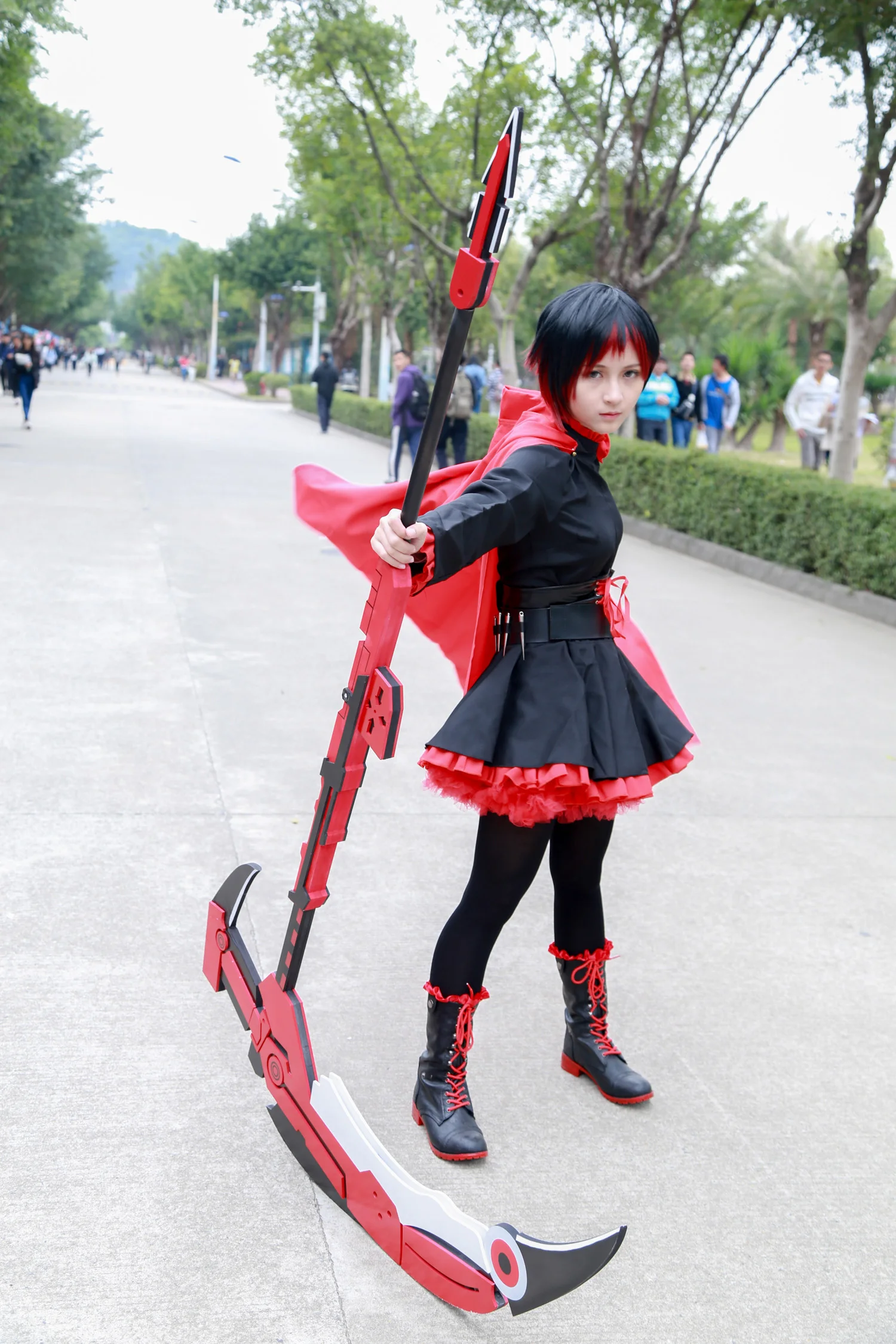 

Crescent Rose RWBY Ruby Rose Weapons Cosplay Costume Prop