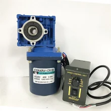 40W Turbine Reducer Motor RV30 Worm Reducer Motor (motor+controller) 220VAC Self-locking NRV30 AC Motor Speed Adjustable CW CCW