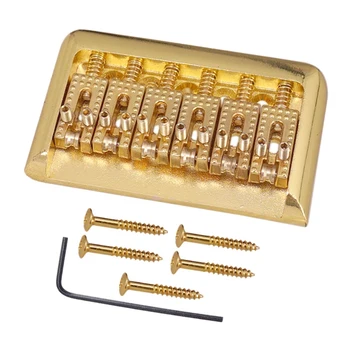 

A Retro 6-String Roller Saddle Bridge Electric Guitar Bridge