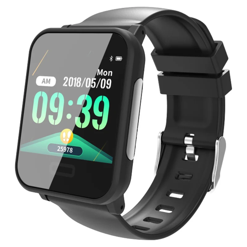 SmartWatch Black E33 Смарт-часы PPG ECG умный Браслет для измерения артериального давления пульсометр смарт-Браслет фитнес-трекер часы здоровье браслет - Цвет: SmartWatch Black