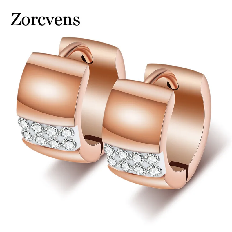 Женские серьги-гвоздики Modyle из нержавеющей стали 316L с фианитами 2021 | Украшения и
