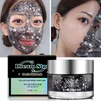 

Glitter Star Peeling Facial Mask Deep Cleansing Whitening Hydrating Lifting and Firming Face Mask Bright Skin Care 50g