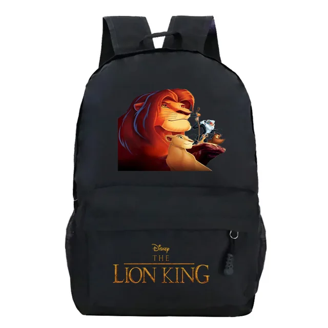 2021 New The Lion King Backpack Disney Cartoons Men Outdoor Travel Bag Laptop Bag Starry Sky Children Student School Bags Gifts 10