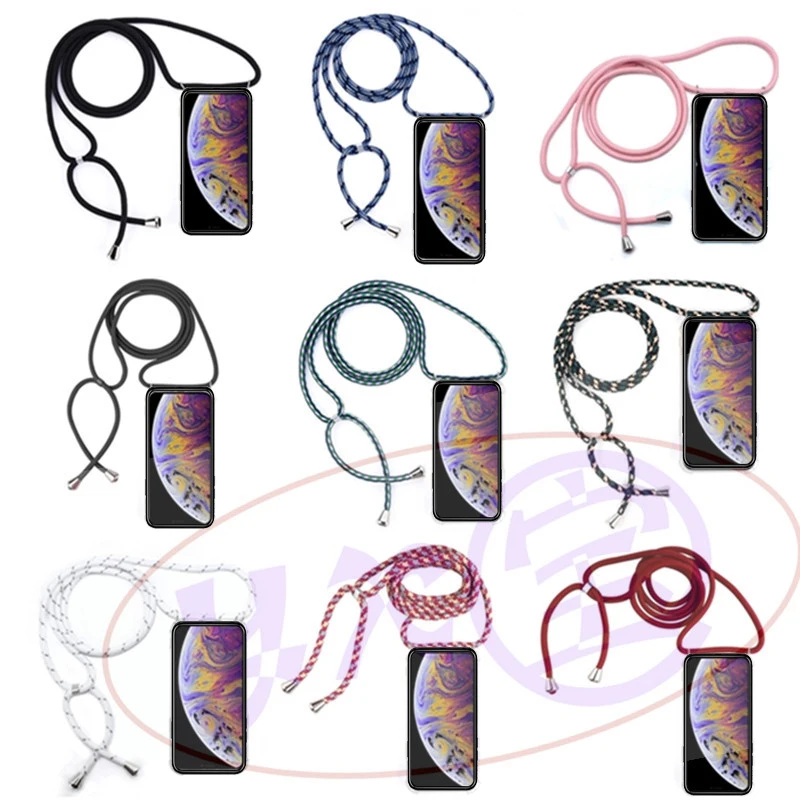 

Luxury Phone Case for Huawei P Smart 2018 / Enjoy 7S / FIG-LX1 Crossbody Necklace Cord Lanyards Rope Cover Fundas