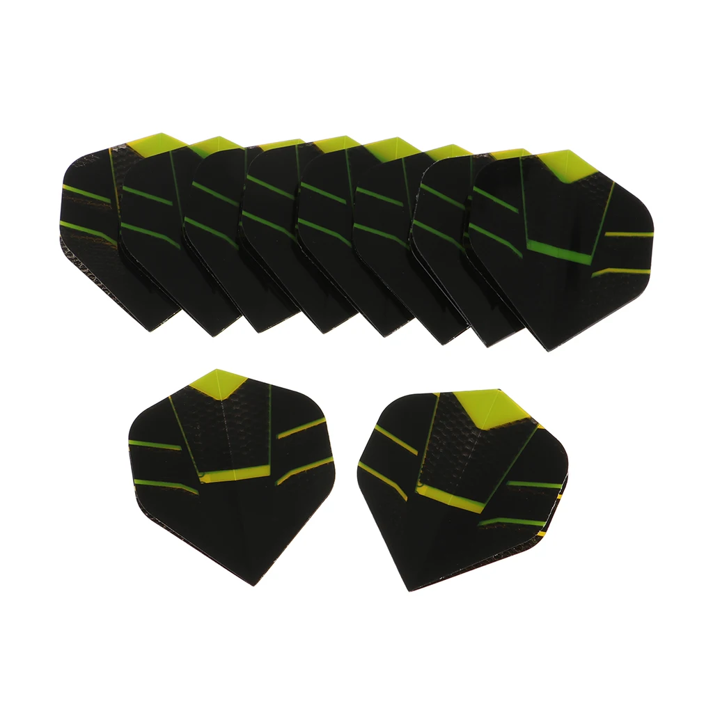 10Pcs Standard Shape Flights PET Extra Tough Thick Tail Accessories Dart Flights 10Pcs Standard Shape Flights PET Extra Tough Thick Tail Accessories Dart Flights