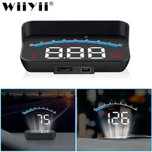 Дисплей на лобовое стекло M6S HUD Автомобильная электроника км/ч миль/ч OBD2