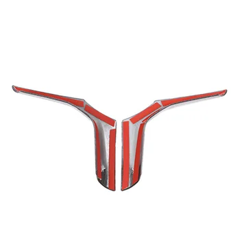 

Decor Decoration Trim Steering Wheel 2pcs / Set ABS Cover For BMW Parts