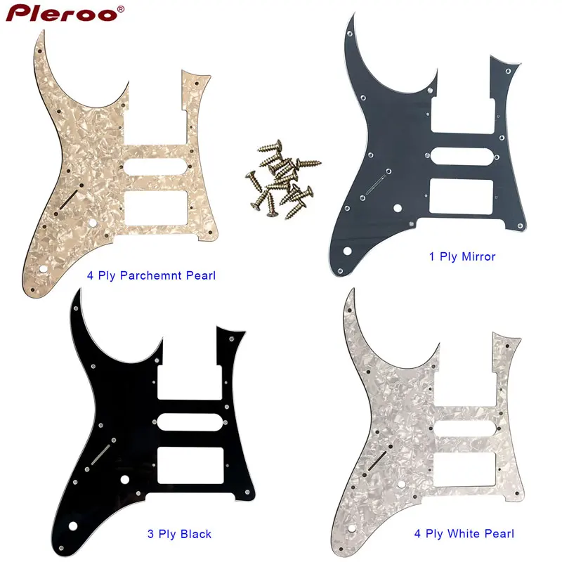 3 Ply White Electric Guitar Pickguard for Ibane RG 350 EX Style Lefthanded