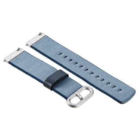 Цветной нейлоновый ремешок для Xiaomi Huami Amazfit Bip Bit Youth Watch Band аксессуары холщовый браслет 20 мм спортивный ремешок для часов - Цвет: Синий