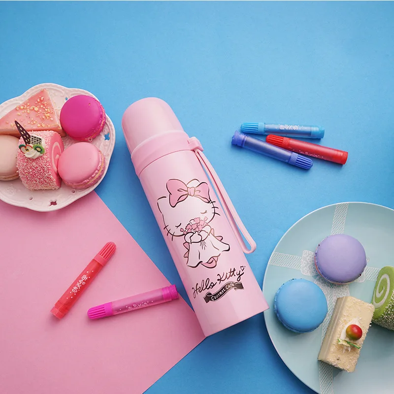 

2017 New Style Insulated Stainless Steel Bottle New Style Spacious Cartoon Bullet Children Insulated Cup Glass Batch