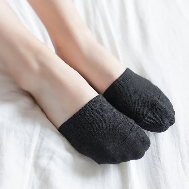 AOMU/Хлопковые носки на лето и весну, женские носки, женские тонкие спортивные однотонные Нескользящие женские короткие плетеные носки до лодыжки