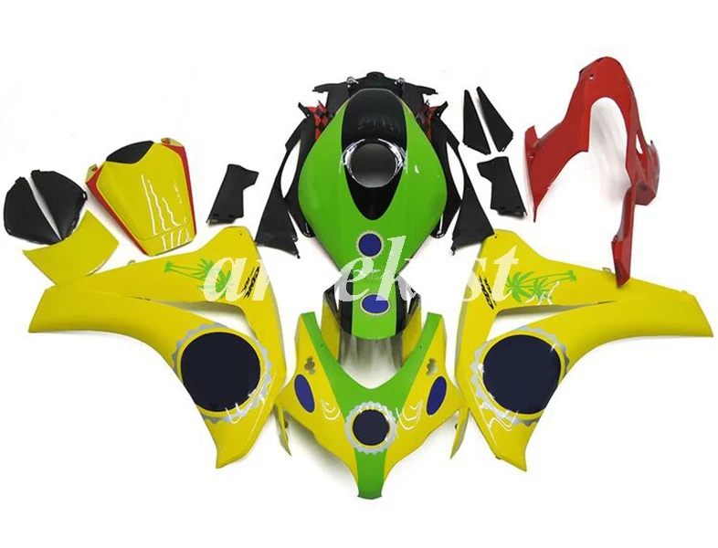 

New ABS Injection Motorcycle Fairings Kit Fit For Honda CBR1000RR 2008 2009 2010 2011 1000RR 08 09 10 11 Bodywork set yellow