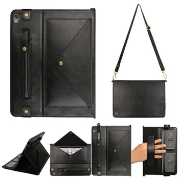 

Leather Case For Huawei Matepad Pro 10.8 Envelope Smart Tablet Case For Huawei MediaPad M6 10.8 Long Strap Shoulder Bag EEMIA