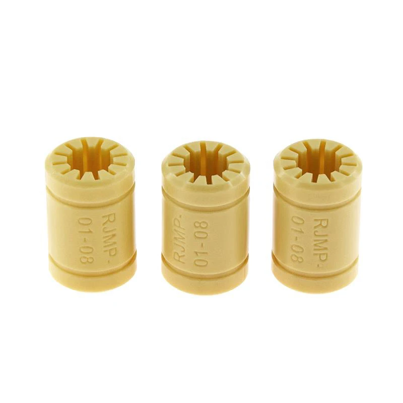 

2PCS LM8UU 3D Printer Solid Polymer Bearing 8mm Shaft RJMP-01-08 Plastic Linear Bearings Bushing for Mendel 3D Printer Parts