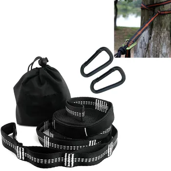 

2pcs Adjustable Portable Tree Hanging Spare Part Hammock Straps Climbing Belt Rope Strap Outdoor Aerial Yoga Hammock Rope new