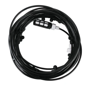

12M 12V Electric Pump Water Sprayer Misting Cooling System Garden Irrigation Set
